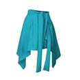 thumbnail image 2 of Women Yoga Ballet Wrap Skirt, Beach Cover Up Skirt, Athletic Skirt Sarong for Yoga Ballet Tennis Jogging, Blue, Plus Size, 2 of 6