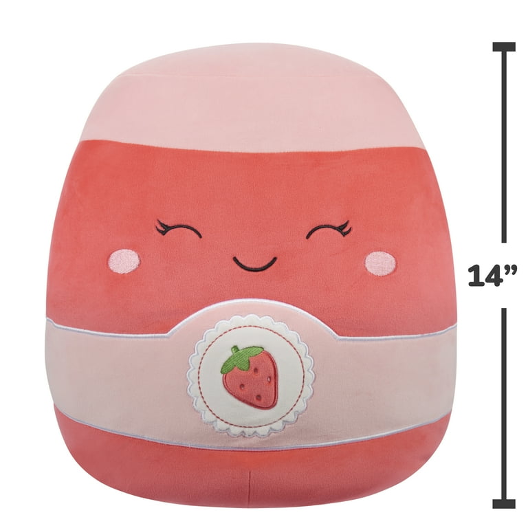 Squishmallows Official 14 inch Janna the Strawberry Jam Child's