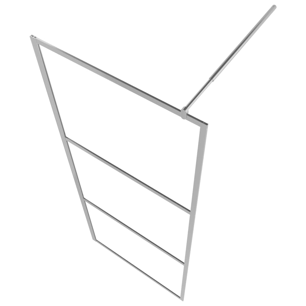 vidaXL Walk-in Shower Wall with Whole Frosted ESG Glass 55.1"x76.8"