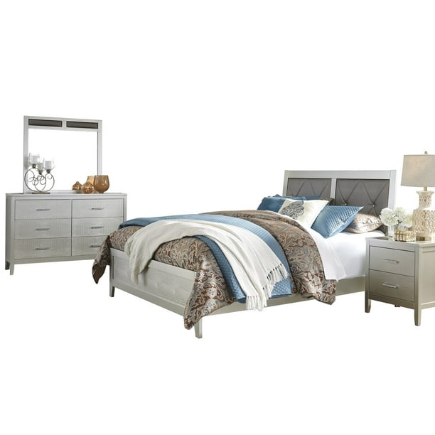 Ashley Furniture Olivet 4 Pc Bedroom Set Full Panel Bed 1