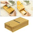 thumbnail image 6 of Wood Handmade Soaps Loaf Cutter Mould Beveler Planer Soap Making ming DIY Cutting Tools with Storage Drawer Box Organziers Tray, 6 of 10