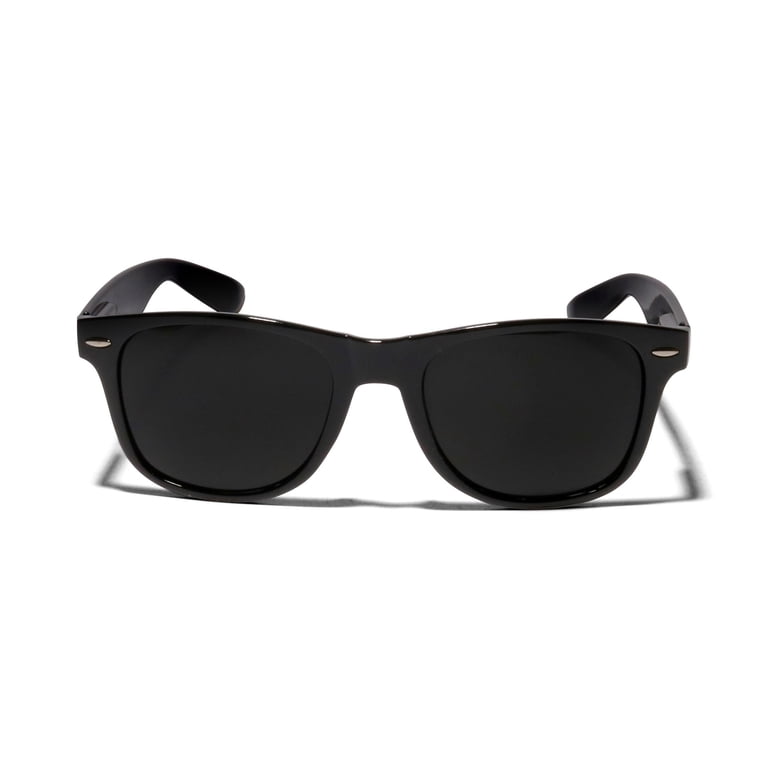 NICK Super Dark Glossy Frame Sunglasses - Walmart.com display picture 3