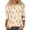 Beige-C#40820GG, variant on Hearthz Womens Christmas Tops 3/4 Sleeve Casual Holiday Crew Neck Cotton Shirts for Women Fall Winter S-5XL Plus Size Oversized Sweatshirt for Women