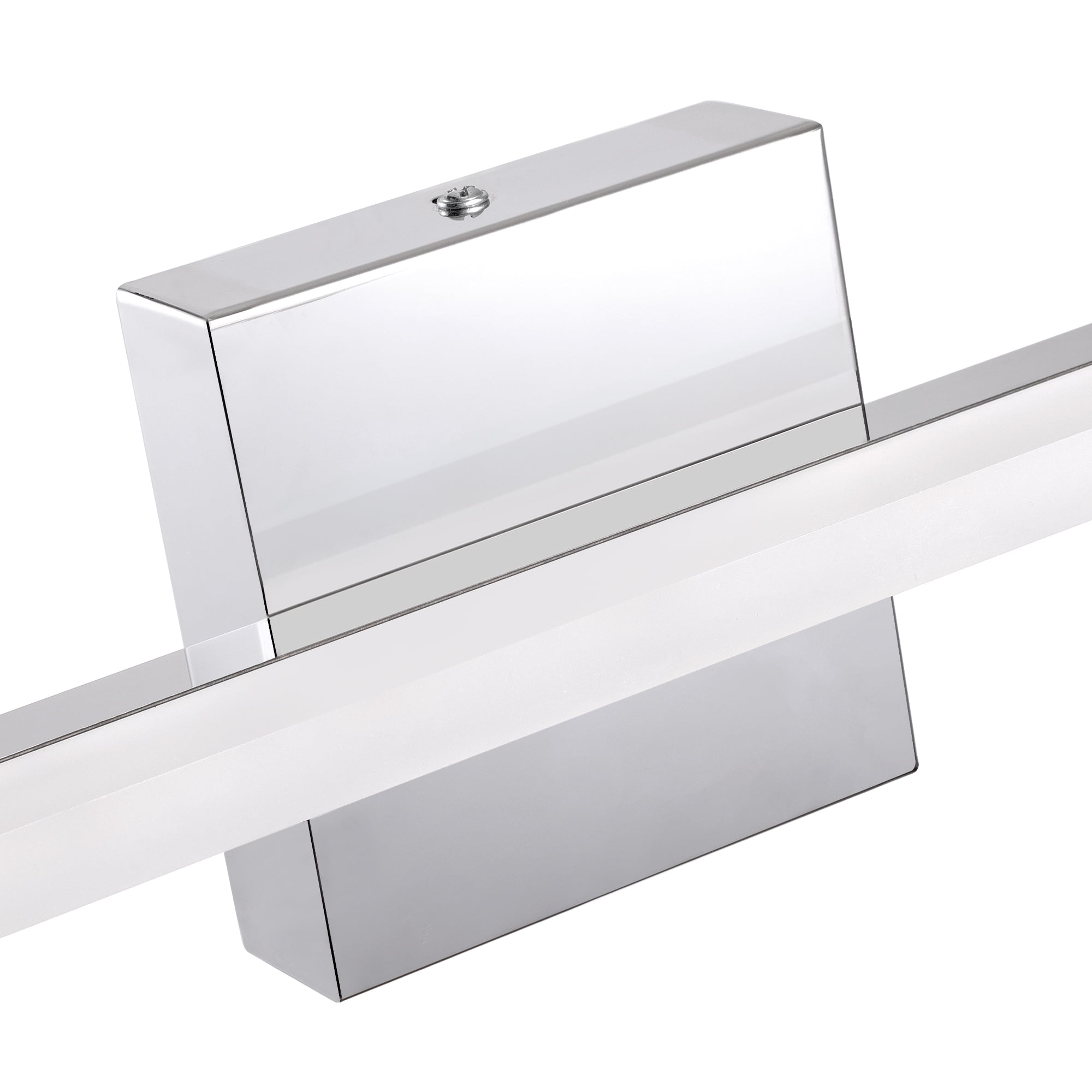 Modern Chrome LED Vanity Lights, LED Bathroom Light Fixtures Over Mirror Bathroom Wall Sconce Bar for Bathroom Mirror Cabinets Bedroom(23.62"-12W)