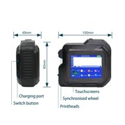 PC98 Mini Printer 28 Languages 12.7mm Portable Printer Handheld Inkjet Printer QR Bar Code Date Logo Expiry Date