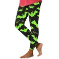 thumbnail image 2 of Karymi Jeans for Women Halloween Print Leggings,Stretch High Waist Yoga Pants Casual Workout Trousers, Basic Pants, 2 of 6