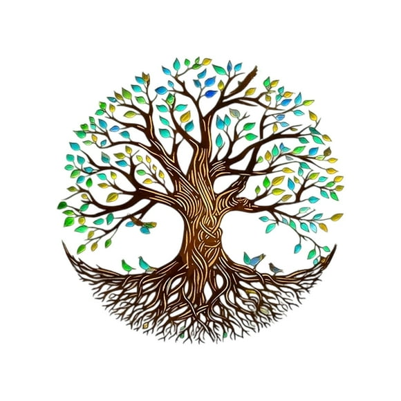 Metal Wall Art Hanging Sculpture Ornament for Home and Room