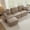 Light Coffee, variant on Mintazer 105" Chenille Cloud 3-Seater Modular Sectional Sofa with Movable Ottoman & Round Pillows, L-Shaped Ergonomic Sofa Couch for Living Room, Apartment, Cream