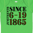 thumbnail image 4 of Inktastic Juneteenth Since 6-19-1865 Boys or Girls Baby Bodysuit, 4 of 5