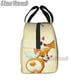 thumbnail image 5 of Kawaii cartoon Corgi Dog Lunch Bag Tote Bag Insulated Organizer Lunch Holder Bag for Work Workout Outdoors Picnic Beach Travel, 5 of 5