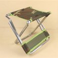 thumbnail image 1 of Chaise de camping avec Dossier Camouflage Chaise Extérieure Portable mini Tabouret Pliant, 1 of 6