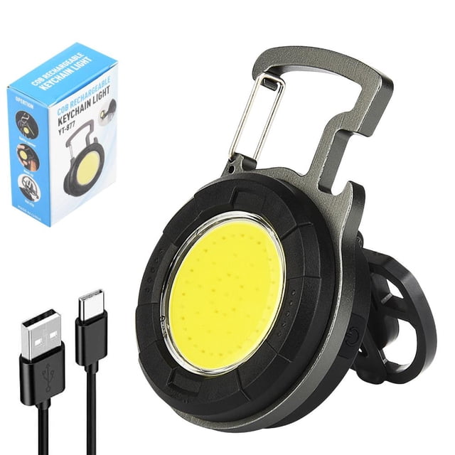 Llavero Luz de inspección COB multifuncional Luz de emergencia recargable Barbie Nuevos Originales