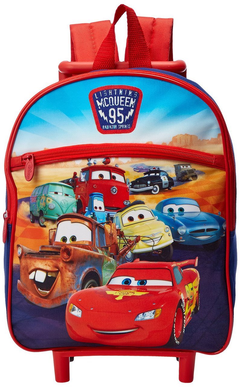 Cars 12 Inch Rolling Backpack Walmart