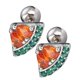 thumbnail image 1 of Watermelon Earrings for Women – Unique Fruit Design Silver Jewelry for Parties & Everyday Wear, 1 of 5