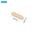 thumbnail image 2 of Uxcell Wood Dowel Pins Fluted Wooden Dowel Pin Beveled Groove for Furniture Art Crafts Projects 6 x 20mm 60, 2 of 6