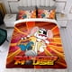 thumbnail image 4 of Danger Mouse Conjunto de sábanas temático, trío de piezas, cómodo y amigable con la piel, diseño único, regalo de decoración para el hogar para familiares, amigos y fans,173cm *218cm, 4 of 6