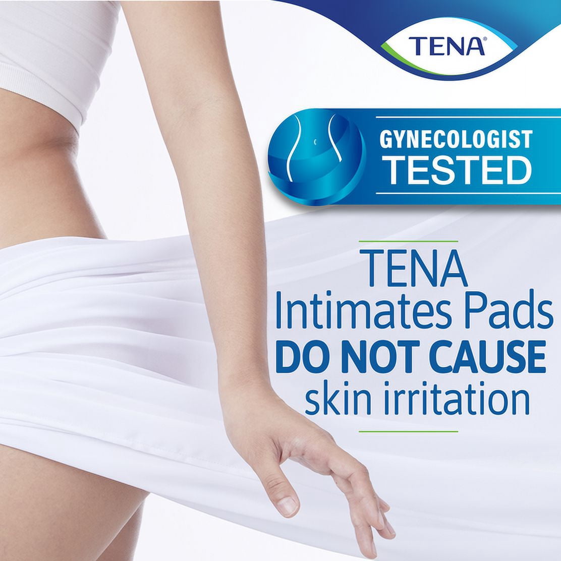Tena Intimates Moderate Regular Incontinence Pad For Women, 20 Count, 6 Pack