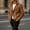 Brown, variant on Jackets for Men Mens Double Breasted Short Jacket with Notched Lapel Shoulder Epaulets Button Strap Cuffs Casual Streetwear Outerwear Vintage Military Retro Style Jacket for Men