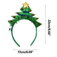 thumbnail image 2 of Lwlmwt LED Christmas Glow Headpiece Sparkling Christmas Hair Accessory Festive Party Adornment Perfect for Kids and Adults Christmas Costume Party Gift, 2 of 6