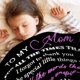 thumbnail image 3 of LHSHID to My Mom Blanket from Daughter Mom Gifts Birthday Soft Lightweight Mom Blanket as Mom Gifts Ideas from Kids for Her Birthday Blankets from Daughter for Birthday Mother‘s Day 30"x40", 3 of 8
