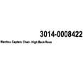 thumbnail image 7 of Manitou Boat High Back Reclining Helm Seat 3014-0008415 | Gray Blue, 7 of 7