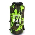 thumbnail image 1 of Sonducket Bolsa de natación impermeable de 15/20L/30L, de saco seco, colores de camuflaje, pesca, canotaje, kayak, almacenamiento, bolsa de Deportes acuáticos camuflaje verde 24x72cm, 1 of 6