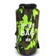 thumbnail image 2 of Yuarrent Bolsa de natación impermeable de 15/20L/30L, de saco seco, colores de camuflaje, pesca, canotaje, kayak, almacenamiento, bolsa de Deportes acuáticos camuflaje verde 24x72cm, 2 of 6
