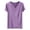 04-Purple, variant on Pajama Tops for Women Plus Size Short Sleeve V Neck Loose Sleepwear Casual Soft Breathable Home Blouse