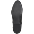thumbnail image 4 of CHARTER CLUB Womens Black Scalloped Daxi Round Toe Block Heel Slip On Booties 7.5 M, 4 of 4