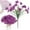 A, variant on Artificial Flowers for Outdoors Fake Spring Flowers UV Resistant No Fade Plastic Faux Flowers for Hanging Planters Garden Patio Porch Window Home Indoor Outside Summer Decorations,Purple