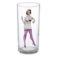 thumbnail image 4 of Casual Drinking Glasses Water Pin-up Girls Glass 9.5 fl oz Clear Decal Set of 6 Glasses for Drinks, 4 of 8