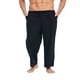 thumbnail image 4 of Pantalones largos para hombre, color liso, con bolsillos ajustados, pantalones largos para hombre, pantalones de poliéster y algodón., 4 of 6