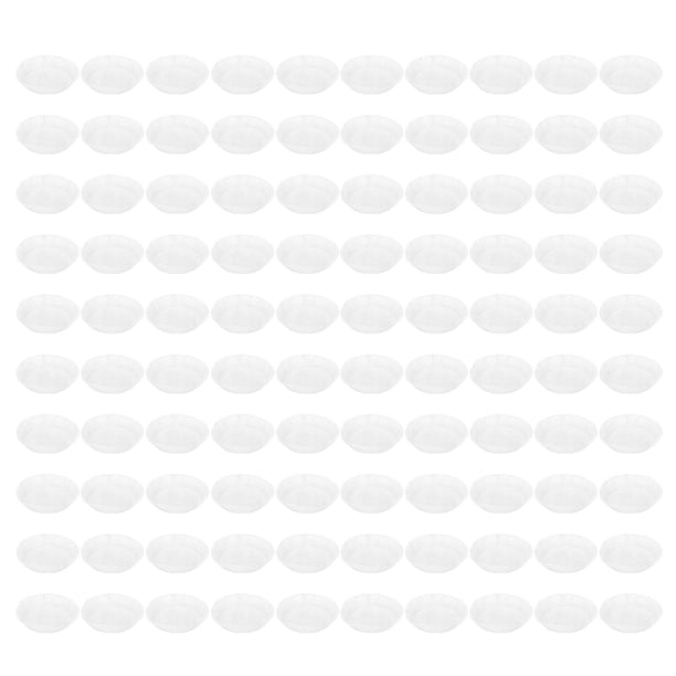 100 piezas de papel desechable de 16 x 4,5 cm, papel antiadherente blanco para freidora, papel redondo para hornear para cocina