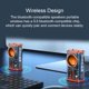 thumbnail image 5 of Tholdsy Altavoz inalámbrico Clear Mecha Style Stereo Audio Music Player para camping Rhythm Speaker Cables de audio/vídeo Naranja, 5 of 6