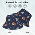 thumbnail image 2 of Balery Hedgehog And Snail Sombreros para el sol para hombre y mujer, sombrero de pescador con UPF 50+, 2 of 6