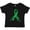 AB-Black, variant on Cerebral Palsy Awareness- Green Ribbon Made of Hearts Boys or Girls Toddler T-Shirt