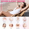 thumbnail image 4 of Hoeylife Bikini Trimmer for Women, Dual-Head Electric Razor with Dual Ceramic Blades, USB Rechargeable Wet Dry Use IPX7 Waterproof, 4 of 9