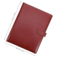 thumbnail image 6 of WEAVILUX Brown A4 Resume Portfolio Clipboard Holder for Office Supplies Document Organizer, 1 Piece and Stylish, 6 of 8