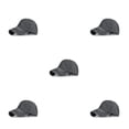 thumbnail image 3 of Jumpingount Gorra de béisbol para mujer, gorra deportiva con cola de caballo, con ala parasol, hebilla ajustable, de moda, para exteriores, Type2 NO2, 3 of 6