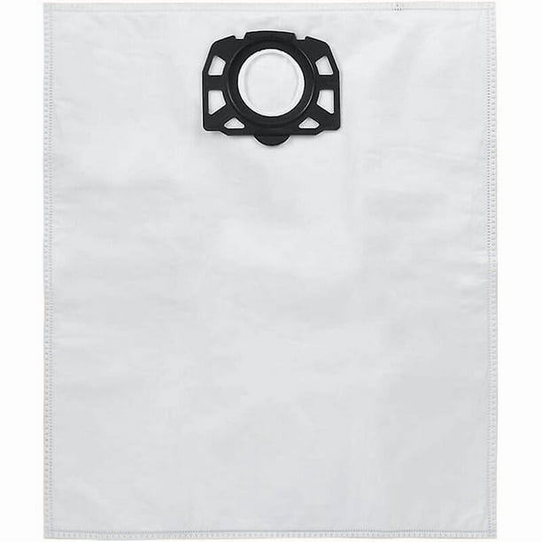 Pack of 15 replacement non-woven filter bags for Karcher Wd4, Wd5, Wd5 Premium, Mv4, Mk5, Mv6 vacuum cleaners.