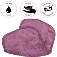 thumbnail image 5 of S&T INC. Reusable Microfiber Makeup Remover Wipes and Face Cloths, 6 inch x 12 inch, 5 Pack, 5 of 6