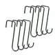 thumbnail image 5 of 8x Ganchos para colgar cercas Colgadores de cercas Ganchos de patio portátiles, compactos y resistentes para negro 15cm, 5 of 9
