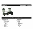 thumbnail image 2 of Centric Parts Brake Master Cylinder P/N:130.44701 Fits select: 1972-1974 TOYOTA HI-LUX, 2 of 2
