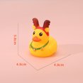 thumbnail image 2 of De juguetes de baño de pato de PVC, juguete flotante chirriante portátil para regalos de fiesta para niños Tmvgtek libre de BPA, 2 of 7