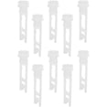 thumbnail image 1 of 10 Pack Vinyl Vertical Blind Repair Clips - For Repairing Vertical Window Blinds, Slats, Curtains - White, 1 of 5