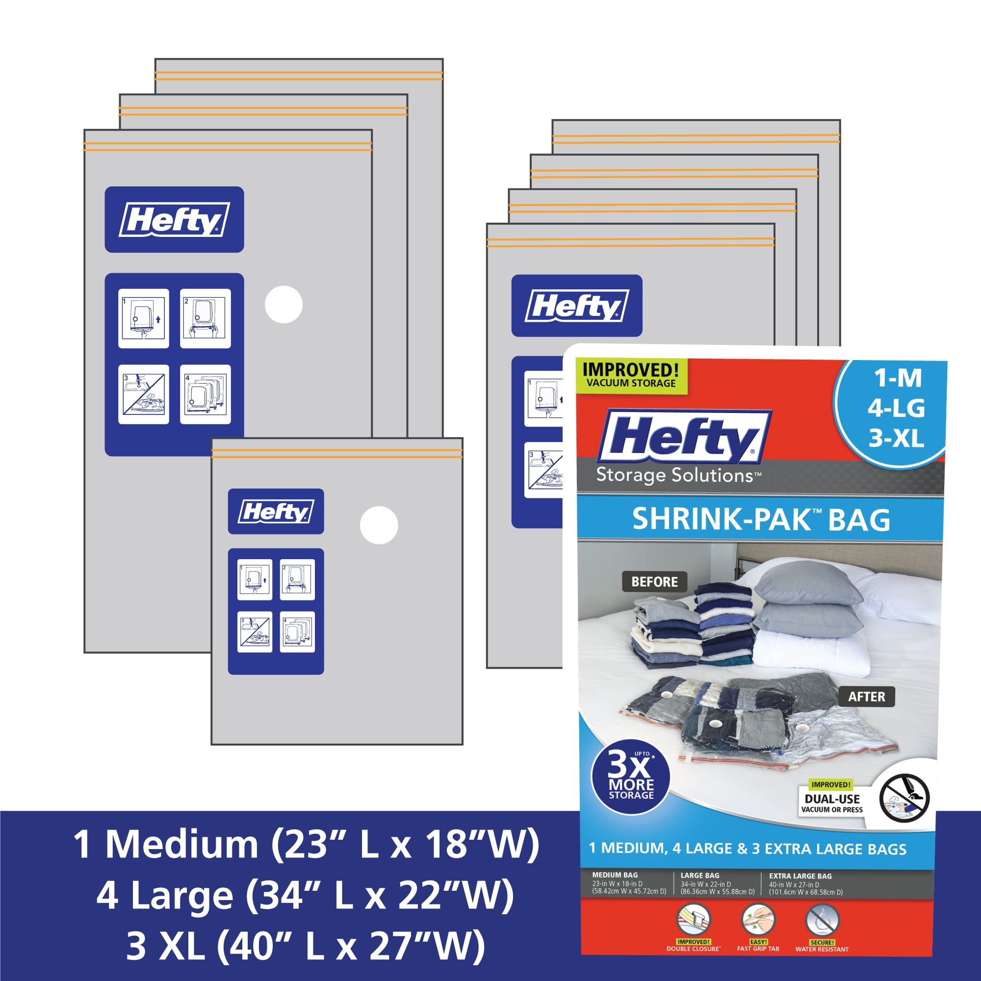 Hefty vacuum seal bags sale