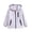 Purple, variant on Girls Waterproof Jackets Thick Fleece Warm Long Sleeve Hooded Zipper Jackets Fall Winter Workout Jackets