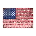 thumbnail image 2 of USA 250th Vintage American Flag Magnetic Car Decals, Weatherproof Retro USA Flag Magnets for Trucks, SUV, Vans and Motorcycles, Multiple Sizes (Medium), 2 of 6