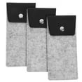 thumbnail image 1 of MasteelfCA 3 Pcs Pochette en Feutre pour Lunettes de Soleil Sac de Rangement pour Lunettes de Lecture Pochette pour Lunettes de Vue Étui Doux pour Voyage, 1 of 7