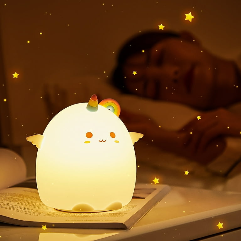 Unicorn Gifts For Girls, Cute Night Lights For Nursery, Squishy